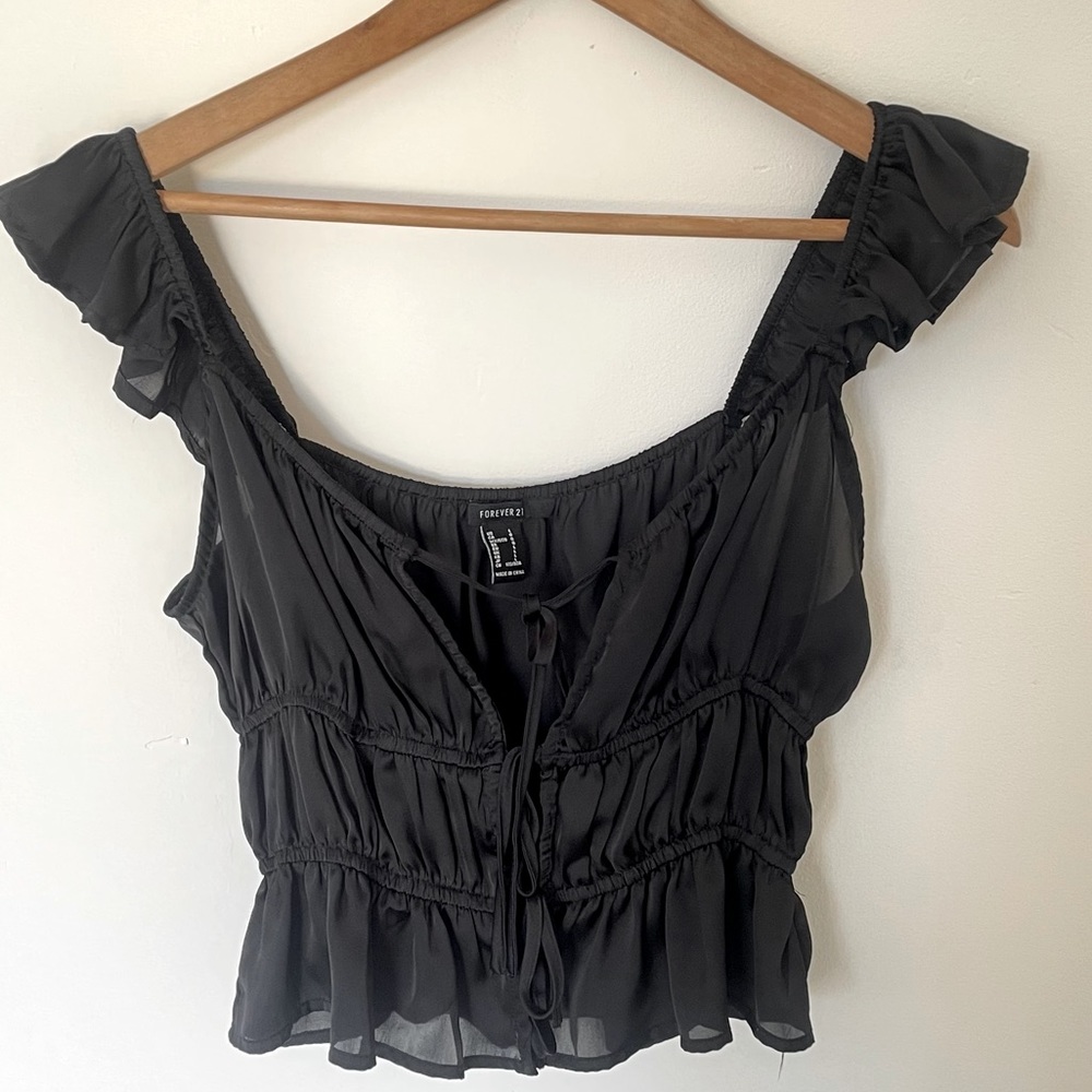 Cute satin top